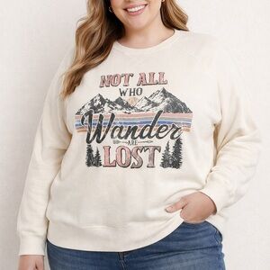 Wander in Comfort Graphic Sweatshirt – Maurices Size 1X